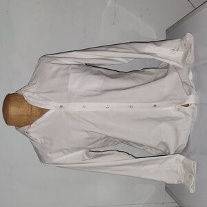 Classic White Men's Button Down Dress Shirt Stafford Size 15.5 - 34/35